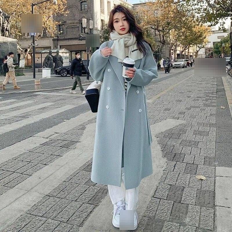 women’s classic britishstyle doublebreasted wool coat – autumn/winter trench coat (bury/caramel/black, xsl, timel elegance)_ecoleips.com
