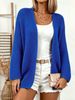 Women Lightweight Breathable Openwork Knit Cardigan Open Front Long Sleeve Oversized Loose Fuzzy Knit Coat_ecoleips.com