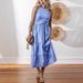 Women's Clothing Ribbed Vest Spliced Layered Midi Dress With Pockets._ecoleips.com