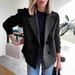 2025 Spring INS Women's Suit Collar Casual Top Woolen Coat Thick_ecoleips.com