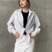 Women's Striped Cardigan Jacket Long Sleeved Russian Style Spring Summer Autumn New Trend Products_ecoleips.com