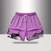 2025 European American Cross-border Summer Women's Elastic Drawstring Casual Sports Shorts, New Model With Pockets And_ecoleips.com