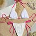 Women's Clothing Style Sexy Bikini Two Piece Swimsuit With Straps For Women Perfect For Hot Spring Modest Coverage Beach & Pool Ready_ecoleips.com