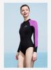 Wetsuit Free Diving Women's 2MM Bikini Cold Wet Suit One-piece Warm Snorkeling Surfing Swimsuit_ecoleips.com