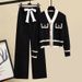 Women's Clothing Suits For Women New Style Women's Clothing Style Sweater High Waist Wide Leg Pants Two Piece Suit_ecoleips.com