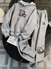 Stylish Printed Lounge Set – Zip-Up Hoodie & Matching Jogger Pants (Blue, Brown, Grey, Yellow, Red, Pink, S-5XL)_ecoleips.com