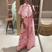 Fashion Casual Embroidered Lace Blouse High Waist Hollow Out Long Set Versatile Top Wide Leg Pants For Women_ecoleips.com