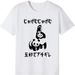 Panda-patterned T-shirt, "In Five Seconds, I'm Going To Apply Pressure!" Funny T-shirt, Women's Printed T-shirt Graphic T Shirts_ecoleips.com