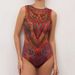 Women's One Piece Swimsuit Hot Sale Multi Color Mesh Sunscreen Long Sleeved Fresh Sexy Swimwear by Source Manufacturer_ecoleips.com