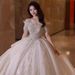 Women's Clothing New Style Bride Petite Main Yarn High Quality Texture Heavy Work_ecoleips.com