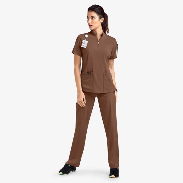 Women's Clothing Wash Clothes Work Clothes Uniform Stand Collar Suit Elastic Quick Drying Medical Operating Room Surgical Clothes_ecoleips.com