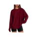 Verve New Summer Solid Color Long Sleeve Round Neck T-Shirt Loose Casual Women's Top Spring Autumn Versatile Base Shirt_ecoleips.com