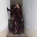 Maillard-Effect Knitwear – Asymmetric Lace Insert Sweater (S-L, 50% Cotton, Office-to-Dinner Versatility)_ecoleips.com