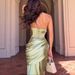 Women's Satin One Shoulder Hollow Out Sleeveless Maxi Dress – Elegant Party Evening Gown 2026_ecoleips.com