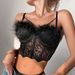 European And American Cross-Border Independent Station Sexy French Lace Fishbone Light Feather Tassel Pure Desire_ecoleips.com