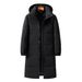 Women's down Jacket Unisex Long Style Thickened Loose Knee Length Outdoor Cold Proof Chinese Opera Couple School Uniform_ecoleips.com