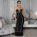Sexy Sleeveless Bubble Dress for Women Slim Fit Long Fashionable Dress_ecoleips.com