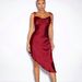Women's Clothing Satin Suspender Dress Spring And Summer New Evening Dress Satin Skirt Sexy_ecoleips.com
