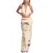 2025 New Women's Fashion Sexy Backless Halter Top Slim Fit Printed Long Dress Two-Piece Set_ecoleips.com