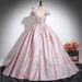 Elegant Princess Tutu Dress For Coming Of Age Ceremony, Bridal Banquet & Solo Performances – Versatile Party Dress With Embroidered Details_ecoleips.com