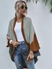Aria Basics Aria Basics European American Foreign Trade Shawl 2025 Cross-border Autumn And Winter New Color-blocked Knitted Cardigan_ecoleips.com