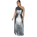 Women's Clothing Fashion Slant Collar Sleeveless Slim Pleated Dress_ecoleips.com
