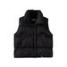 Cotton vest womenKorean version of the small stand up collar new sleeveless cotton vest outer wear vest jacket trendy_ecoleips.com