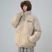 Fashion Hooded American Bread Clothes 2025 Winter New Niche Short Cotton Clothes Jacket_ecoleips.com