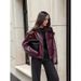women’s leather jacket with detachable fur collar – p winter coat (black/khaki, s3xl)_ecoleips.com