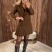 Women's Clothing Elegant Women's Long Sleeved Pleated Suit Dress Autumn Style European And American Independent Website Cross Border Fashion_ecoleips.com