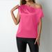 Women's Clothing Women's Satin Shirt Imitation Silk Irregular Off Shoulder Top Spring Summer Real Photos Style Blouse_ecoleips.com
