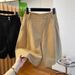 Plus-size Black Women's Summer Thin Cargo Shorts, Loose Fit, Slimming, High-waisted, Straight Wide-leg Mid-length Pants_ecoleips.com