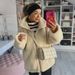 Autumn And Winter New Women's Clothing Solid Color Three-color Plush Jacket Fashionable Versatile Big Pocket Zipper Jacket_ecoleips.com