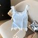 Women's Clothing Real Shot Spot Summer New Short Lace Pure Desire Style Sweet Hot Girl Ice Silk Knitted Camisole Vest Female_ecoleips.com