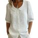 Women's Clothing Women's Retro Embroidered Floral Collar Cardigan Shirt Artistic Casual Style Spring Summer Collection Loose Fit_ecoleips.com