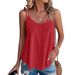 Women's Tank Sleeveless Top Thin Strap Shirt Loose Beach Vacation 2025 Casual Sexy Hot Girl Style_ecoleips.com
