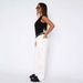 Women's Clothing Hot Girls All Match Simple Mid Waist Non Elastic Straight Denim Trousers For Women_ecoleips.com