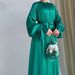 Women's Clothing Elegant Satin Long Skirt_ecoleips.com