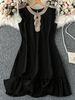 Plus-size Casual Applique Dress_ecoleips.com