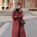 girl Girl Real Shot Parker For Women, Hong Kong Style 2024 Winter New Korean Version Coat, Over-the-Knee Long Loose Cotton Padded_ecoleips.com