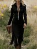 Women's Clothing Western Cowboy Fringe Dress – Ride Into Style Retro Slim Fit Summer Dress With Distressed Hem"_ecoleips.com