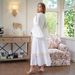 2025 New European American Foreign Trade Middle Eastern Arab Clothing, Long-Sleeved V-Neck Dress, Loose And Casual_ecoleips.com
