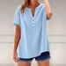 Women's Clothing Cotton And Linen All Match Tops For Women_ecoleips.com