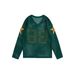 Women's round Neck Short Sleeve Knit T-Shirt Hollow out Design Star Print Loose Pullover Sporty Trendy Sweater European American Style 86 Number_ecoleips.com