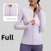 Ju Yi Tang Peach Sports Jacket For Women, Patchwork Stand Collar, Slimming Pocket, Slim Fit Fitness Yoga Top_ecoleips.com