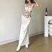 2025 Spring New Women's Solid Color Slim Fit Camisole Fashion High Waist Skirt Set_ecoleips.com