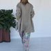 Women's Casual Floral Print Wide Leg Pants & Solid Color Blazer Set - Stylish Office Wear & Everyday Comfort_ecoleips.com