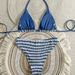 Women's Clothing Two Piece Bikini Swimsuit Textured Fabric Sexy Style For Vacation Fits True To Size_ecoleips.com