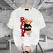 2025 Summer Loose Men And Women Pullover 100% Cotton Short Sleeve T-shirt_ecoleips.com