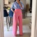 Commuting High Waist Drape Straight Pants Formal Pants Casual Suit Long Pants Women_ecoleips.com